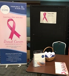 8 october cure goes pink with acs