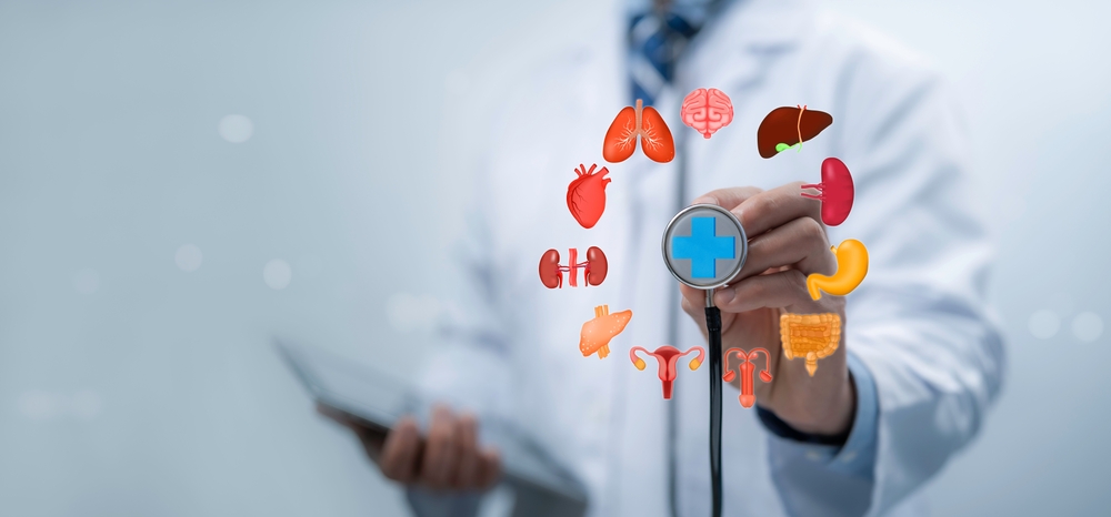 Doctor With Stethoscope Symbolizing Full Body Checkup
